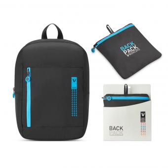 Roncato Compact Neon Mini Rucksack Carry-On Black