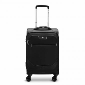Roncato Joy Handgepäck carry-on 4-Rollen, erweiterbar 55x35cm Schwarz