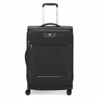 Roncato Joy Mittelgrosser Koffer erweiterbar 63cm Schwarz