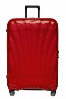 Samsonite C-Lite Trolley mit 4 Rollen 81cm + GRATIS HOTELGUTSCHEIN Chili Red