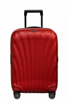 Samsonite C-Lite Trolley mit 4 Rollen erweiterbar 55cm + GRATIS HOTELGUTSCHEIN Chili Red