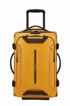 Samsonite Ecodiver Reisetasche mit Rollen & Doppelrahmen 55cm + GRATIS HOTELGUTSCHEIN Gelb