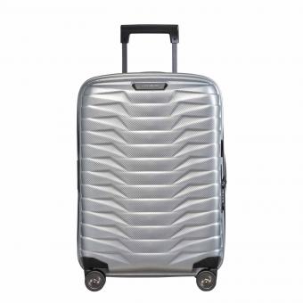 Samsonite Proxis Trolley mit 4 Rollen erweiterbar 55cm (20/23cm) Silber