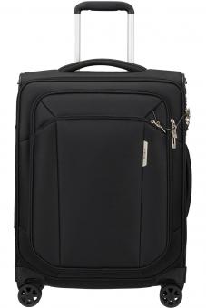 Samsonite Respark Trolley mit 4 Rollen 55cm Strict + GRATIS HOTELGUTSCHEIN Ozone Black