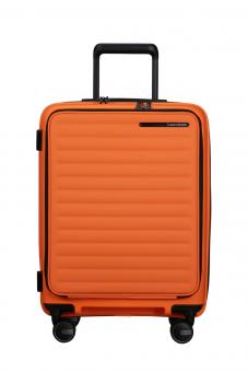 Samsonite Restackd EASY ACCESS Trolley mit 4 Rollen erweiterbar 55cm + GRATIS HOTELGUTSCHEIN Papaya