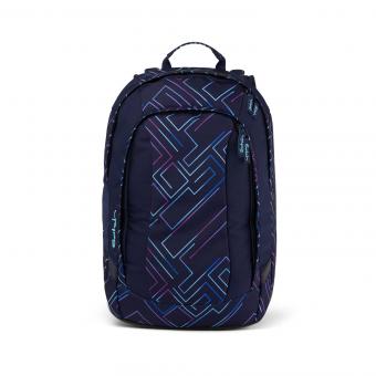 satch air Schulrucksack Purple Laser
