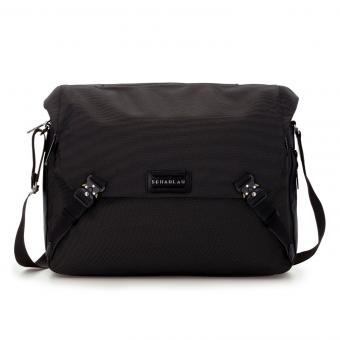 SCHARLAU First Class Air Force One, Messenger Bag mit 15,6" Laptopfach Anthracite