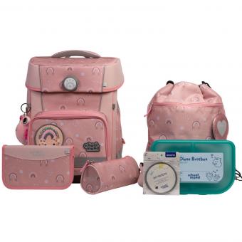 School-Mood Champion Pro 7-tlg. Schulranzenset Rainbow