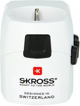 SKROSS World Adapter Pro Light USB Weiß