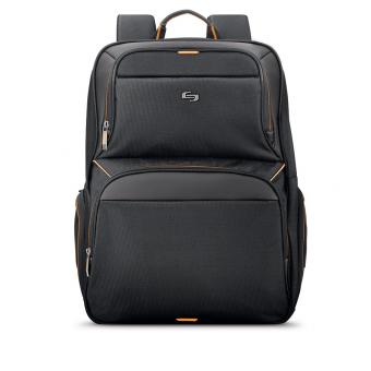 SOLO Ambition Backpack mit 17,3" Laptopfach Black