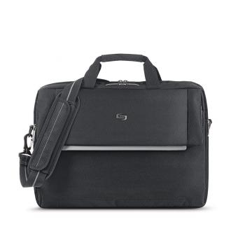 SOLO Chrysler Briefcase mit 17,3" Laptopfach Black