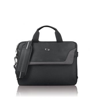 SOLO Flatiron Flatiron Slim Brief mit 14,1" Laptopfach Black