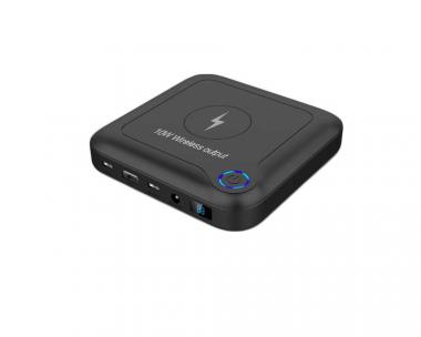 Sonnenrepublik Powerbank USB-C/PD Powerbank MP24 mit Wireless Charging schwarz