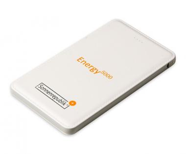 Sonnenrepublik USB-Powerbank Energy5000 weiss