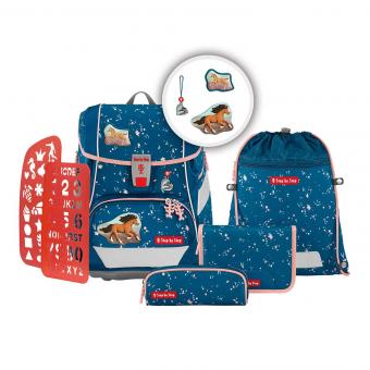 Step by Step 2IN1 PLUS Schulranzen-Set, 6-teilig Wild Horse Ronja