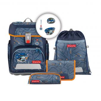 Step by Step CLOUD Schulranzen-Set, 5-teilig Helicopter Sam