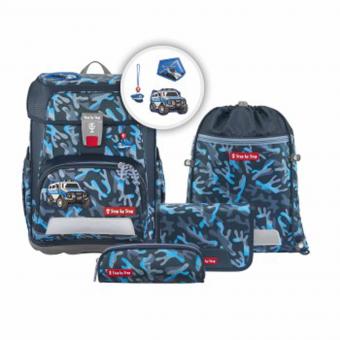 Step by Step CLOUD Schulranzen-Set, 5-teilig Police Truck Diego