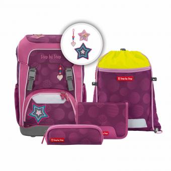 Step by Step GIANT Schulranzen-Set, 5-teilig Glamour Star Astra