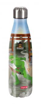 Step by Step Schulzubehör Isolierte Edelstahl-Trinkflasche Xanadoo 500ml Ninja Kimo