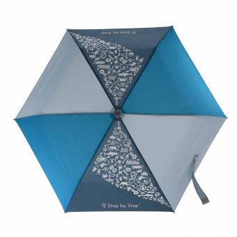 Step by Step Schulzubehör Regenschirm, Magic Rain EFFECT Blue