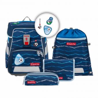 Step by Step SPACE Schulranzen-Set, 5-teilig Soccer Lars