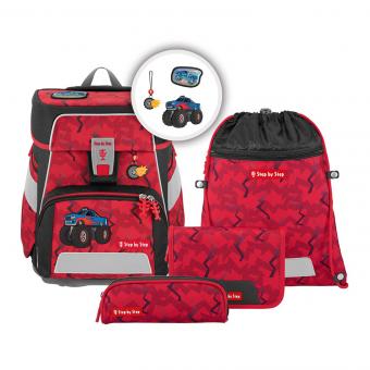 Step by Step SPACE Schulranzen-Set, 5-teilig Monster Truck Rocky