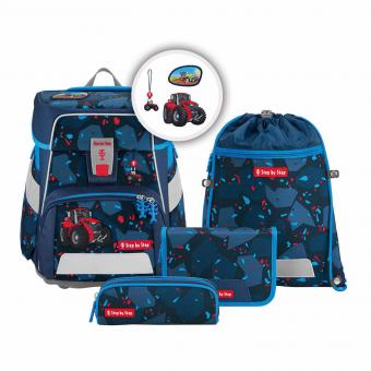 Step by Step SPACE Schulranzen-Set, 5-teilig Tractor Freddy
