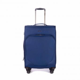 Stratic MIX Koffer M 4-Rollen, erweiterbar blue