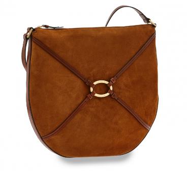 The Bridge Amelia Hobo Tasche Cognac /Gold