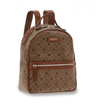 The Bridge Anna Leder-Rucksack 30cm Heritage/Gold