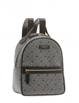 The Bridge Anna Leder-Rucksack 30cm Schwarz/Gold