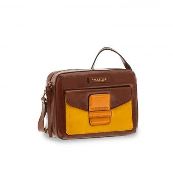 The Bridge Cortona Schultertasche multi brown/gold