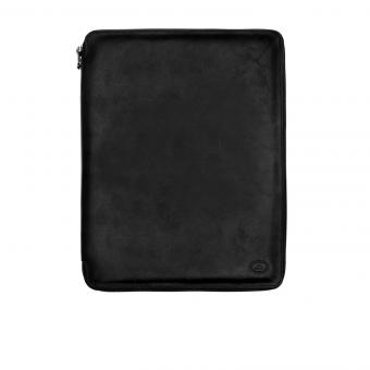 The Bridge Story Uomo Blockmappe 32cm Schwarz/Palladium/Ruthenium