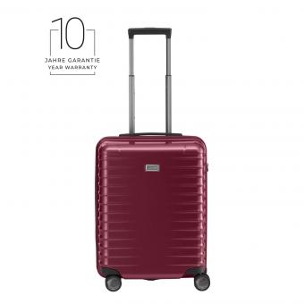 TITAN LITRON 4-Rollen Kabinentrolley 55 cm + Gratis Hotelgutschein Kirschrot