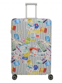 Travelite Accessoires Kofferhülle L Multi.Color/Tickets