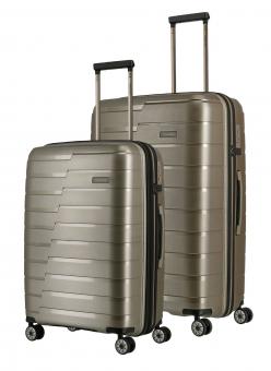 Travelite Air Base 4-Rad Trolley-Set L / M-erw Champagner