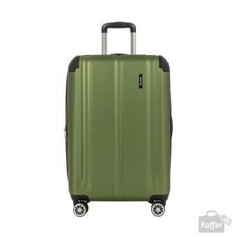 Travelite City Trolley M 4R 68cm erweiterbar grün