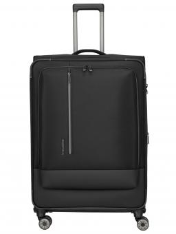 Travelite Crosslite Trolley XL 4-Rollen erweiterbar Schwarz