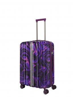 Travelite Lascana Edition 4w Trolley M Purple Swirl