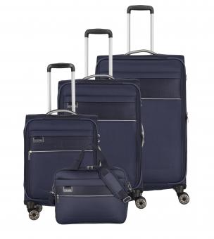 Travelite MIIGO Set 4w L exp./M exp./S +Bordtasche Tiefseeblau