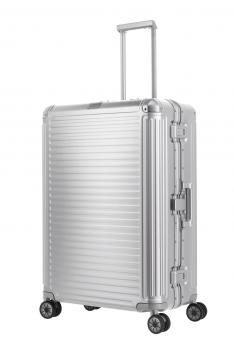 Travelite Next Aluminium-Trolley L, 4 Rollen Silber