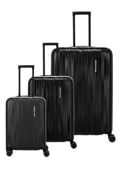 Travelite NOVELTY 3-tlg. Koffer-Set L/M/S Black