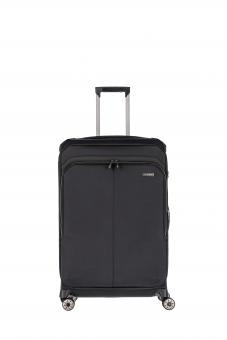 Travelite PRIIMA Trolley L 4-Rollen, erweiterbar Schwarz