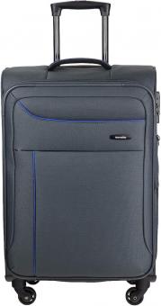 Travelite Solaris Trolley M 4w 67 cm, erweiterbar Anthrazit/Royal