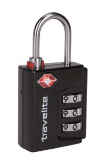 Travelite Accessoires TSA Kombilock Travel Sentry schwarz