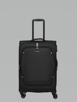 Travelite Umbria Trolley mit 4 Rollen M, erweiterbar Black