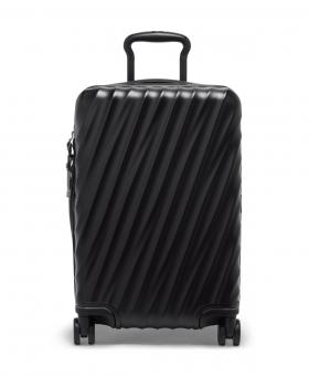 Tumi 19 Degree International Erweiterbarer Handgepäckkoffer 55cm, matte + GRATIS HOTELGUTSCHEIN Black Textured