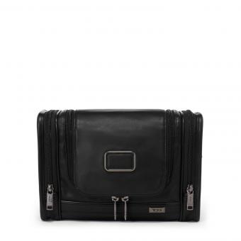 Tumi Alpha 3 Reiseset zum Anhängen aus Leder + GRATIS HOTELGUTSCHEIN Black