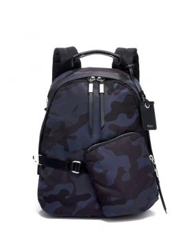 Tumi Devoe Sterling Rucksack Navy Camouflage-Recycled