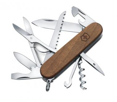 Victorinox Huntsman Wood, 13 Funktionen, Mittleres Taschenmesser Braun